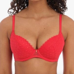 34F (UK) Freya signature underwire padded plunge bra